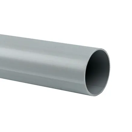 Труба гладкая ПВХ жест. d63 мм (3 м) (21 м/уп) серая EKF-Plast (trg-63-3n)