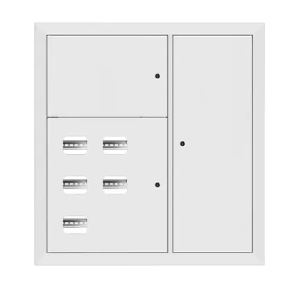 Щит этажный 5 кв. RAL9003 (1000x950x150) EKF Basic (mb28-v-5-r9003)
