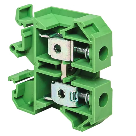 Клемма проходная винтовая JXB 10 мм2 зеленая EKF (plc-jxb-10/35gn)