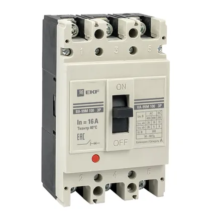 ВА-99М 100/16А 3P 35кА EKF (mccb99-100-16m)