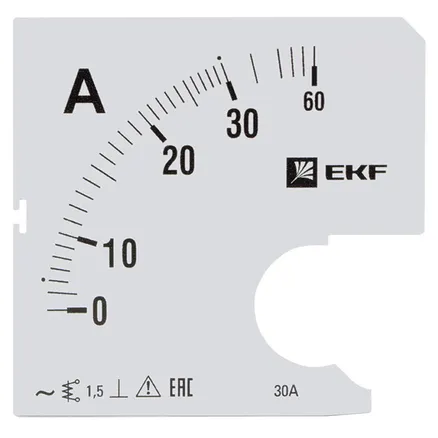 Шкала сменная для A961 30/5А-1,5 EKF (s-a961-30)