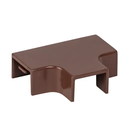 Угол T-образный (15x10) (4 шт) темн. дерево EKF-Plast (tchd-15-10x4)