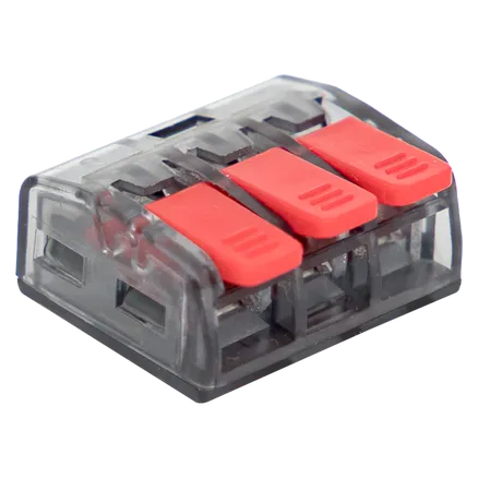 Клемма СМК 221-413 3 отверстия 0,2-4,0 мм2 (100шт.) EKF (plc-smk-221-413)