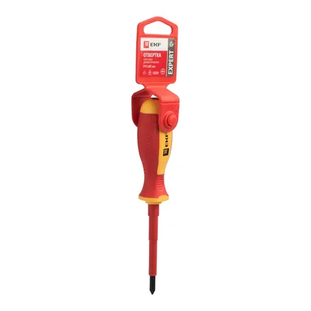 Отвертка Expert PZ1x80 мм 1000В EKF (pz-1-80-exp-in)