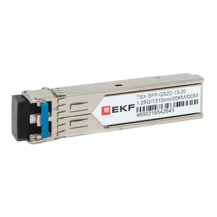 SFP модуль 1,25 Гбит двойное одномодовое оптоволокно 1310нм 20км TSX EKF (TSX-SFP-GS2D-13-20)