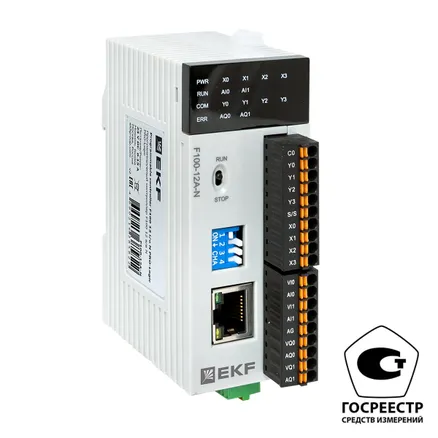 Программируемый контроллер F100 12 в/в N PRO-Logic EKF (с поверкой) (F100-12A-N-V)