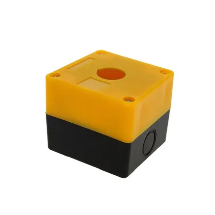 КП101 пластиковый 1 кнопка желтый EKF (cpb-101-o)