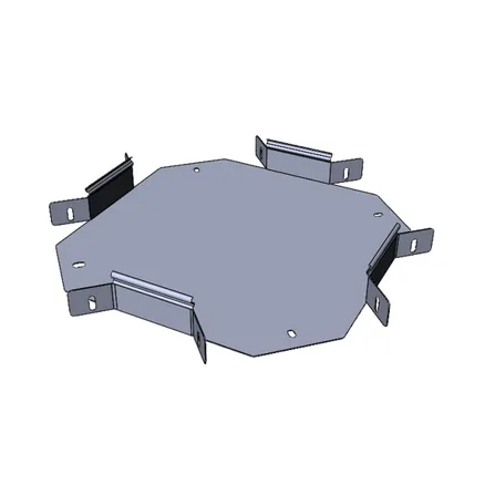 Ответвитель крестообразный 100x100 мм (плоский) EKF