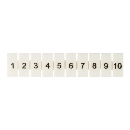 Маркеры для UT/ST/Push-in 6 с нумерацией 1-10 (100 шт.) EKF (zb-st-6-1-10)
