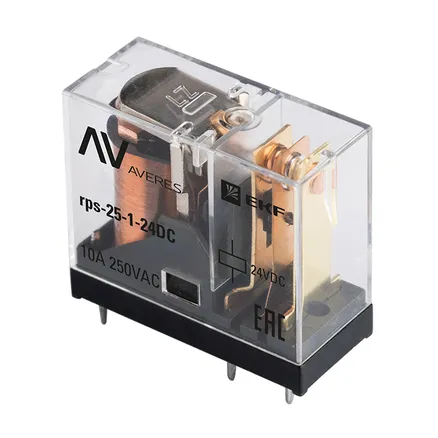 Реле промежуточное РП slim 25/1 10A 24В DC (rps-25-1-24DC)