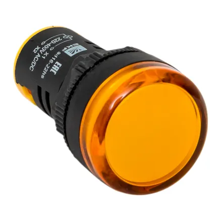 Матрица светодиодная AD16-22HS желтый 220-400 В AC/DC EKF (ledm-ad16-y-230acdc)