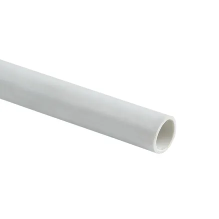 Труба гладкая ПВХ жест. d20 мм (2 м) (50 м/уп) белая EKF-Plast (trg-20w-2m)