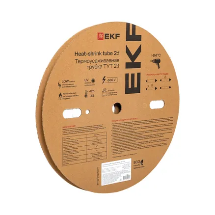 ТУТ нг 12/6 белая рулон EKF (tut-12-w)