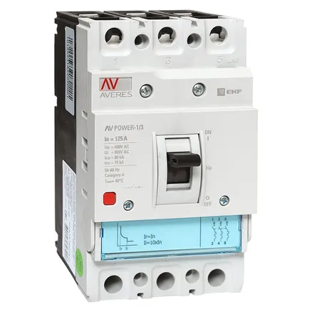 AV POWER-1/3 125А 80kA TR (mccb-13-125H-TR-av)