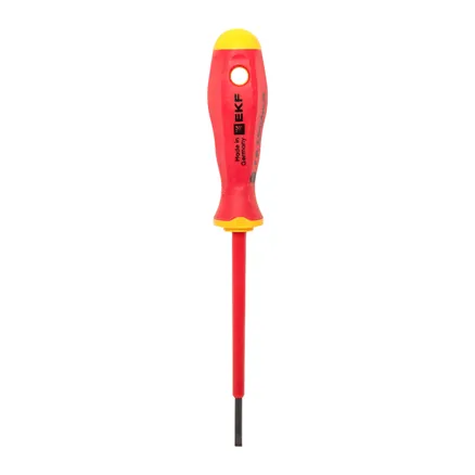Отвертка Professional SL2.5x0.4 мм VDE 1000В EKF (sl-2.5-0.4-pro-in)