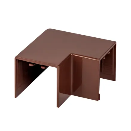 Поворот 90 гр. (25x25) (4 шт) темн. дерево EKF-Plast (abd-25-25x4)