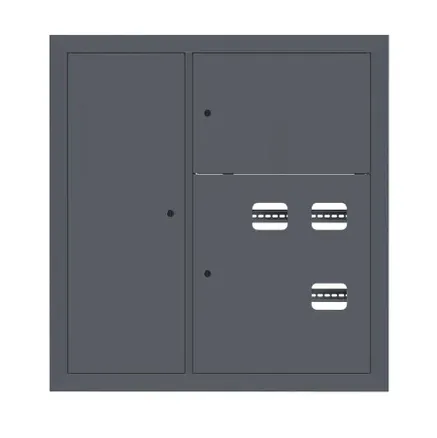 Щит этажный 3 кв. слаботочка слева RAL7016 (1000x950x150) EKF PROxima (mb29-v-3z-ral7016)