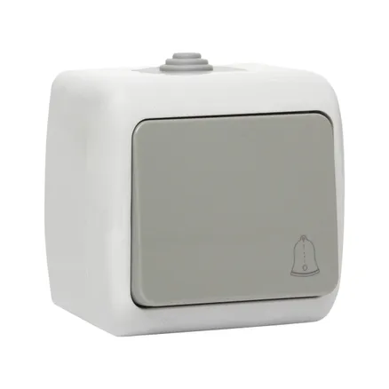 Мурманск Кнопка звонка 1-кл. 10А IP54 сер. EKF (EFZ10-026-30-54)