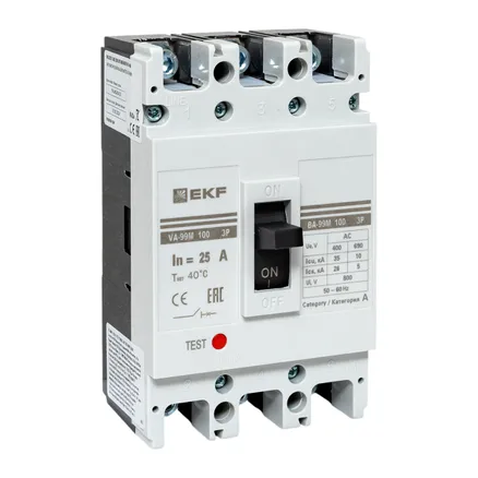 ВА-99М 100/25А 3P 35кА EKF (mccb99-100-25m)