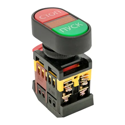 Кнопка APBB-22N "Пуск-Стоп" овальная 220В NO+NC EKF (pbn-apbb-o)