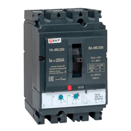 ВА-99C 250/250А 3P 45кА EKF (mccb99C-250-250)