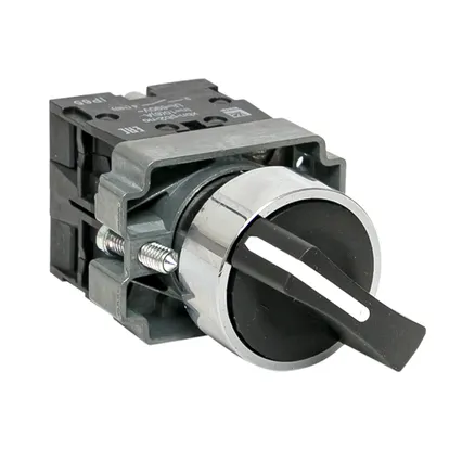 Переключатель BD33 3P короткая ручка 2NO IP65 EKF (xb2-bd33-65)
