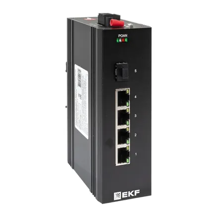 Промышленный неуправляемый коммутатор U-1GX/SFP-4GTP TSX EKF (TSX-U-1GX/SFP-4GTP)