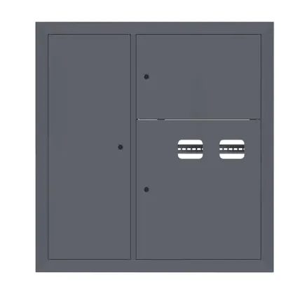 Щит этажный 2 кв. слаботочка слева RAL7024 (1000x950x150) EKF PROxima (mb29-v-2z-ral7024)