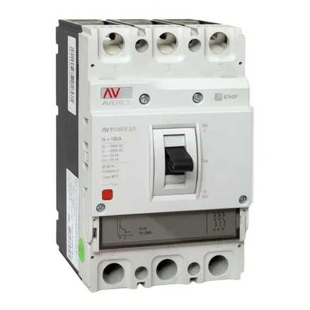 AV POWER-2/3 100А 80kA TR (mccb-23-100H-TR-av)
