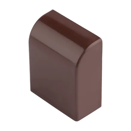 Заглушка (25x16) (4 шт) темн. дерево EKF-Plast (ecd-25-16x4)