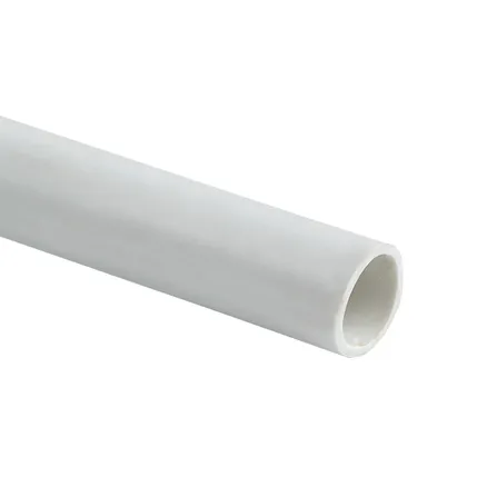 Труба гладкая ПВХ жест. d25 мм (2 м) (50 м/уп) белая EKF-Plast (trg-25w-2m)