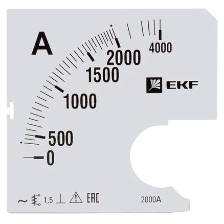 Шкала сменная для A961 2000/5А-1,5 EKF (s-a961-2000)