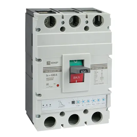 ВА-99М 630/630А 3P 65кА с электронным расцепителем EKF (mccb99-630-630me)