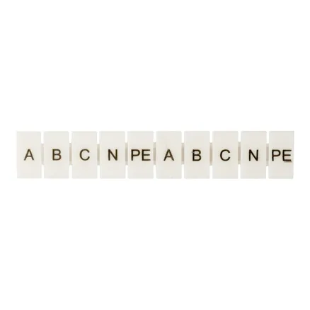 Маркеры для ST 1,5 с символами "A, B, C, N, PE" (100 шт.) EKF (zb-st-1.5-A-PE)