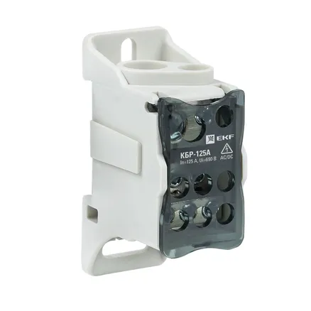 Блок КБР на DIN-рейку и монтажную панель 125A EKF (plc-kbr125)