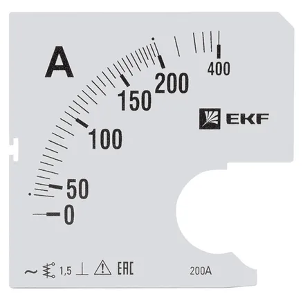 Шкала сменная для A961 200/5А-1,5 EKF (s-a961-200)