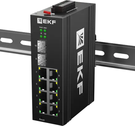 Промышленный управляемый коммутатор уровня L2 ML2-2GH/SFP-8GT TSX EKF (TSX-ML2-2GH/SFP-8GT)