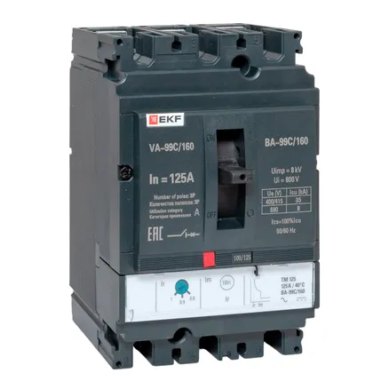 ВА-99C 160/125А 3P 35кА EKF (mccb99C-160-125)