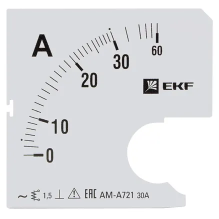 Шкала сменная для A721 30/5А-1,5 EKF (s-a721-30)