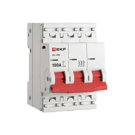 Выкл. нагрузки ВН-125N 3P 100А PROXIMA EKF (S1253100)