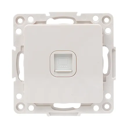 Стокгольм Механизм Розетки RJ-45 1-местной белый EKF (EYK01-035-10)