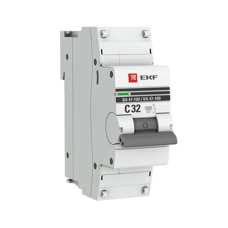 Автоматический выключатель 1P 32А (C) 10kA ВА 47-100 EKF PROxima