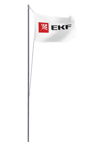 Мачта молниеприемная секционная пассивная алюминиевая c флагом ММСПС-Ф-17 L=17м EKF PROxima