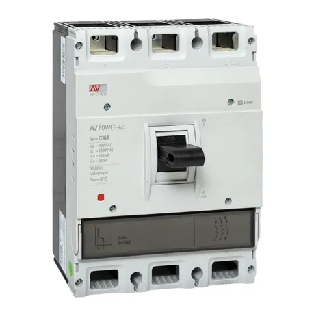 Автоматический выключатель AV POWER-4/3 630А 100kA TR EKF AVERES