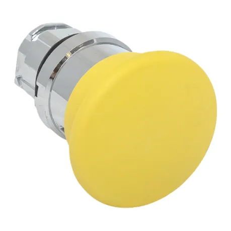 Исполнительный механизм кнопки XB4 "Грибок" желтый возвратный без фиксации без подсветки EKF PROxima