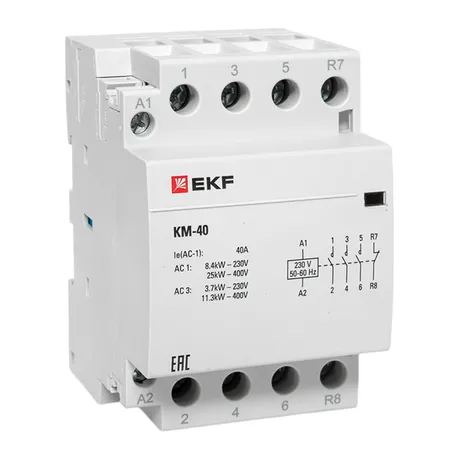 Контактор модульный КМ 40А 3NО+NC (3 мод.) EKF PROxima