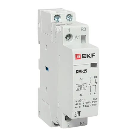 Контактор модульный КМ 25А NО+NC (1 мод.) EKF PROxima