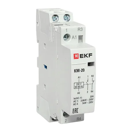 Контактор модульный КМ 20А NО+NC (1 мод.) EKF PROxima