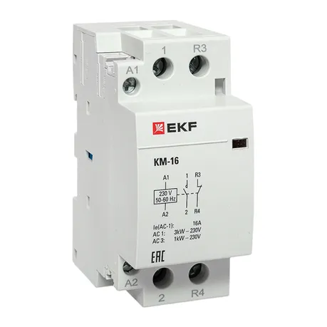 Контактор модульный КМ 16А NО+NC (2 мод.) EKF PROxima