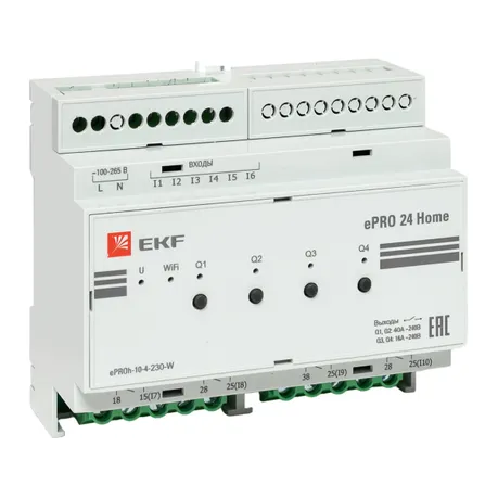Контроллер ePRO24 удаленного управления 6вх\4вых 230В WiFi Home